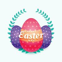 kleurrijk Pasen eieren realistisch achtergrond vector