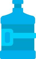 waterfles platte pictogram vector