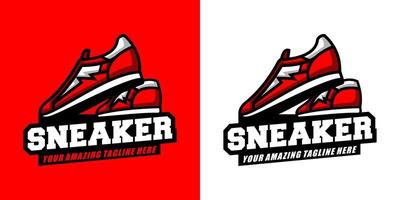 sneaker logo vector