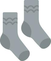 paar- van sokken vlak icoon vector