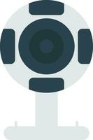 webcam plat pictogram vector