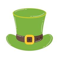 kabouter tophat st patricks dag geïsoleerde icon vector