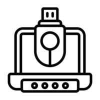 usb vector pictogram