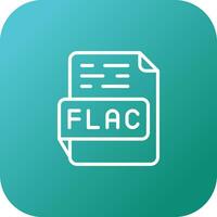 flac vector icoon