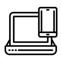 laptop vector pictogram