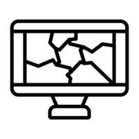 computer vector pictogram