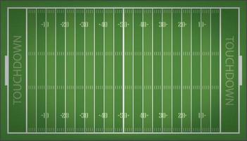 vector groen gras patroon van Amerikaans voetbalveld. vector.