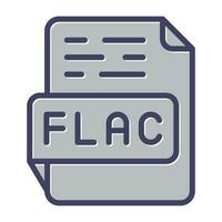 flac vector icoon