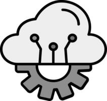 cloud computing vector icon