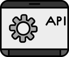 api vector pictogram