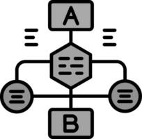 stroomdiagram vector pictogram