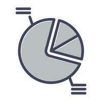 cirkeldiagram vector pictogram