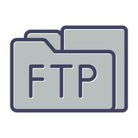 ftp toegang vector icoon