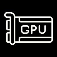 GPU vector icoon