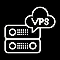 vps hosting vector icoon