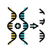 rna interferentie cryptogenetica kleur icoon vector illustratie