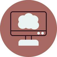 cloud computing vector icon