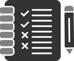 controlelijst vector pictogram