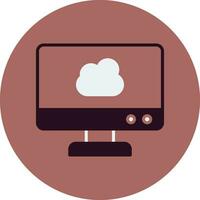 cloud computing vector icon