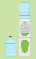 vector reeks dispensers water gallon illustratie