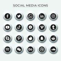 sociaal media vector icoon collecties