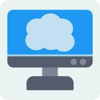 cloud computing vector icon