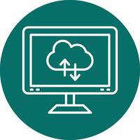 cloud computing vector icon