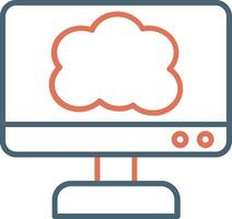 cloud computing vector icon