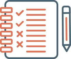 controlelijst vector pictogram