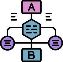 stroomdiagram vector pictogram