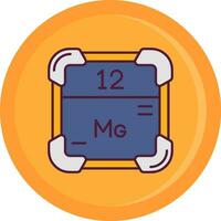 magnesium lijn gevulde icoon vector