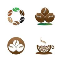 koffieboon pictogram vector