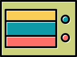 magnetronoven oven vector icoon