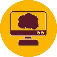 cloud computing vector icon