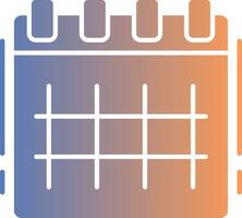 kalender verloop icoon vector