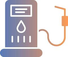 pictogram kleurovergang benzinestation vector