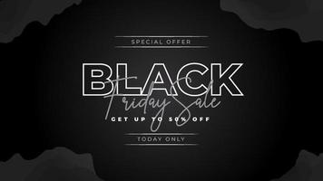 verkooppromotie banner vector voor black friday sale