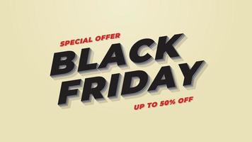 verkooppromotie banner vector voor black friday sale