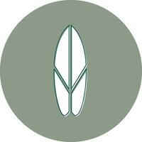 surfplank vector pictogram