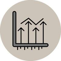 toenemen omhoog vector icoon