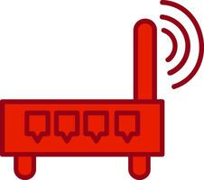 Wifi router vector icoon