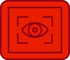 oog scanner vector icoon