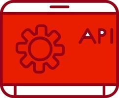 api vector pictogram