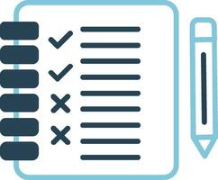 controlelijst vector pictogram