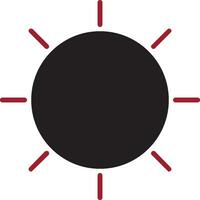 zon vector pictogram