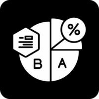 cirkeldiagram vector pictogram