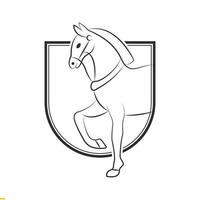 dierlijke logo ontwerpsjabloon voor zaken en bedrijf. vector