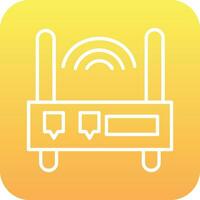 Wifi router vector icoon