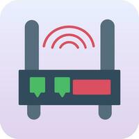 Wifi router vector icoon