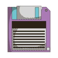 retro diskette vector